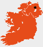Map of Northern And Southern Ireland